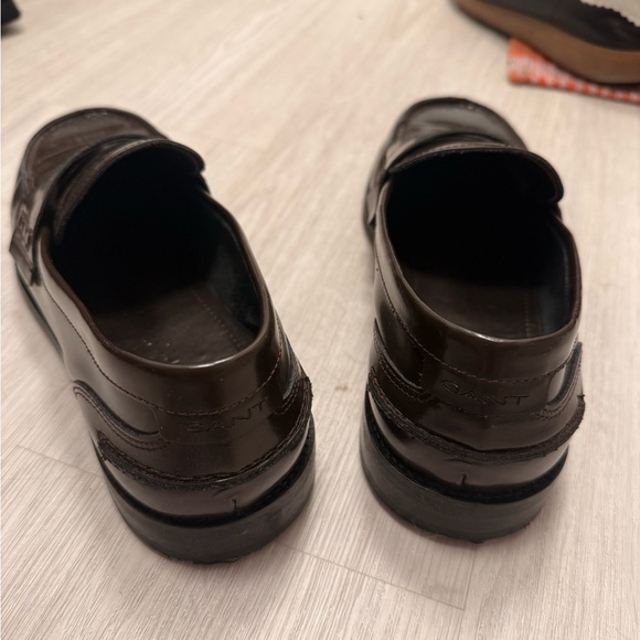 Gant Brown Leather Loafers - Picture 4 of 5
